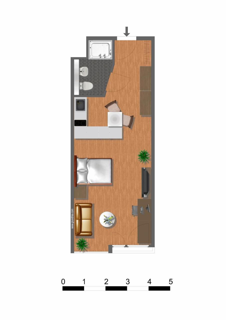 Guggach Apartôtel Zürich Zimmer foto